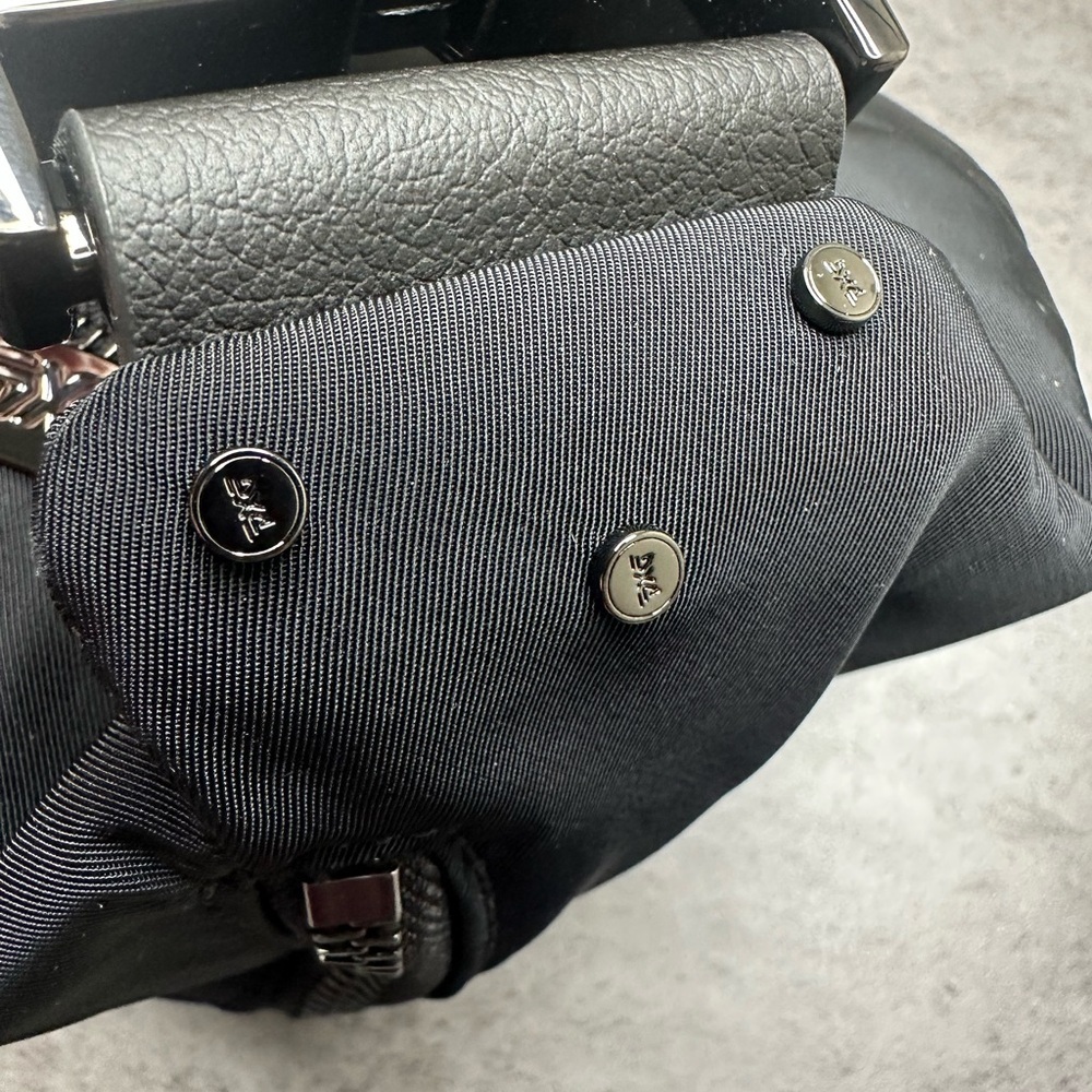 PXG Black Sling / Belt Bag — Gunmetal Hardware, Excellent Condition - Picture 9 of 9